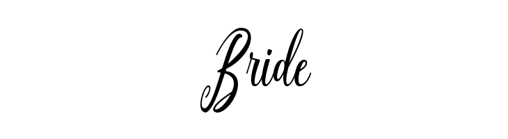 Bride California Script Font