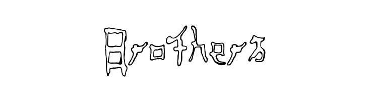 Fast Monk Ink Outline Regular  Free Fonts Download