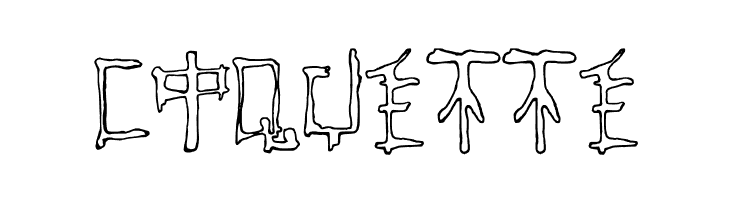 Fast Monk Ink Outline Regular  Free Fonts Download