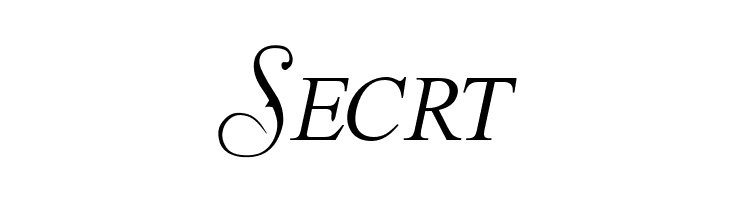 Secrt The Last Font I'm Wasting On You Italic Font