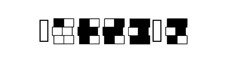 Braille_grid Regular  Free Fonts Download