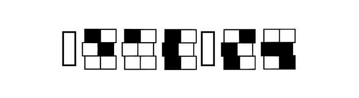 Braille_grid Regular  Free Fonts Download