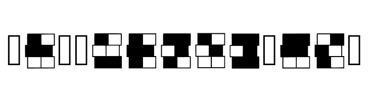 Braille_grid Regular  Free Fonts Download