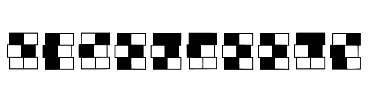 Braille_grid Regular  Free Fonts Download