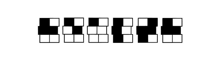 Braille_grid Regular  Free Fonts Download