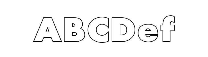 Scream alternative outlined  Free Fonts Download