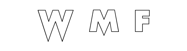 Scream alternative outlined  Free Fonts Download