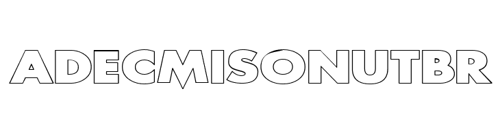 Scream outlined  Free Fonts Download