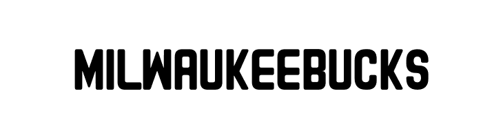 MILWAUKEEBUCKS Kalmansk Font