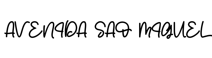 Melukis Senja - Personal Use  Free Fonts Download