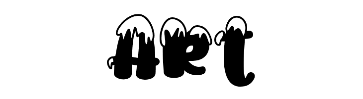 Hello Snow - Personal use  Free Fonts Download