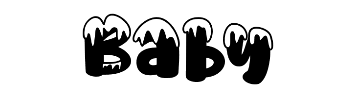 Hello Snow - Personal use  Free Fonts Download
