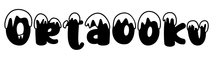 Hello Snow - Personal use  Free Fonts Download