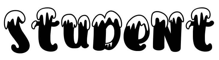 Hello Snow - Personal use  Free Fonts Download