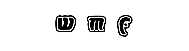Moderno Outline  Free Fonts Download