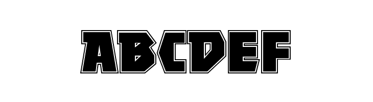 MightyContour-Black  Free Fonts Download