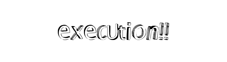 Shutdown!  Free Fonts Download