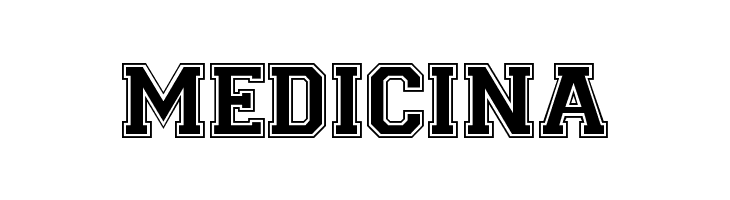 MEDICINA Varsity Regular Font