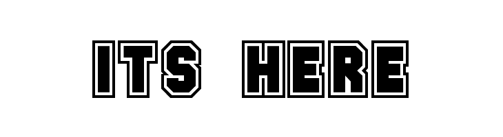 Varsity Regular:001.001  Free Fonts Download