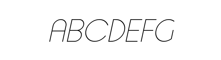 Typo Ring Light Demo Italic  Free Fonts Download