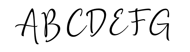 Adinda Melia regular  Free Fonts Download