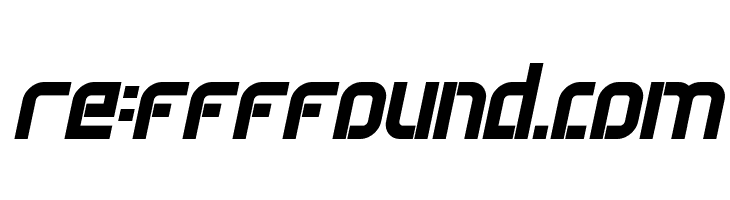 Future Techno Italic  Free Fonts Download