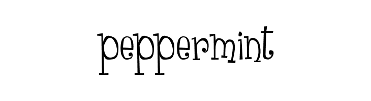 peppermint Grenouille Font