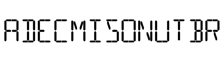 16 Segments  Free Fonts Download