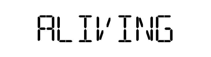 16 Segments  Free Fonts Download