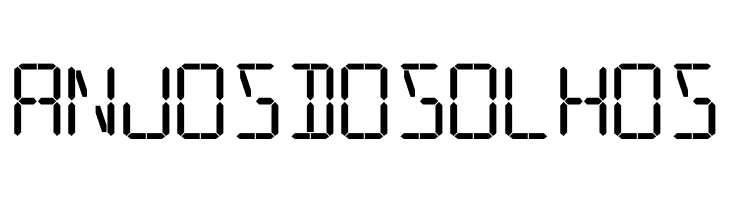 16 Segments  Free Fonts Download