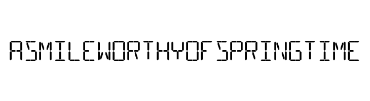 16 Segments  Free Fonts Download