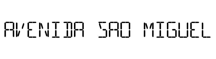 16 Segments  Free Fonts Download