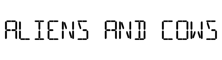 16 Segments  Free Fonts Download