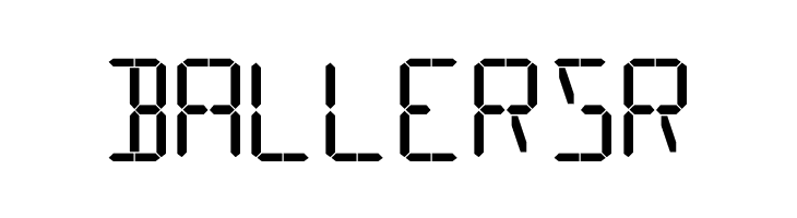 16 Segments  Free Fonts Download