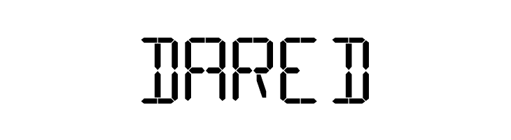 16 Segments  Free Fonts Download