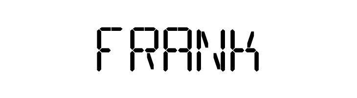 16 Segments  Free Fonts Download