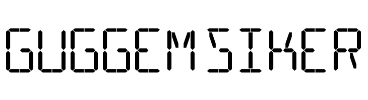 16 Segments  Free Fonts Download