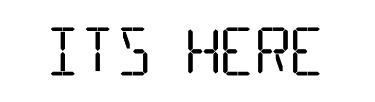 16 Segments  Free Fonts Download