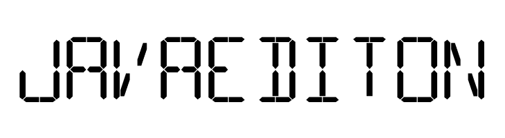 16 Segments  Free Fonts Download