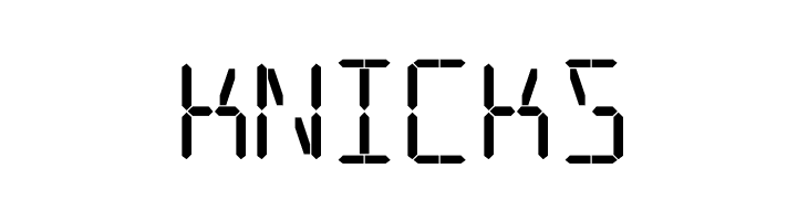 16 Segments  Free Fonts Download