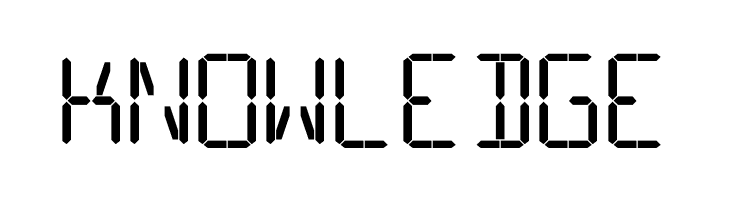 16 Segments  Free Fonts Download