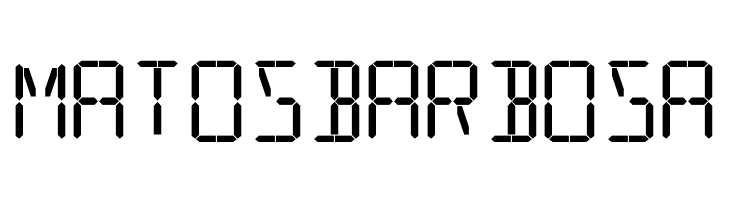 16 Segments  Free Fonts Download