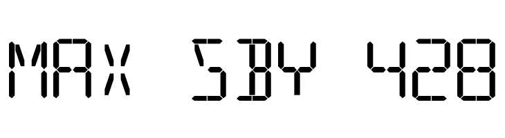 16 Segments  Free Fonts Download