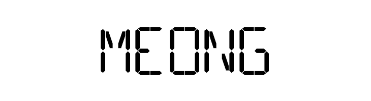 16 Segments  Free Fonts Download