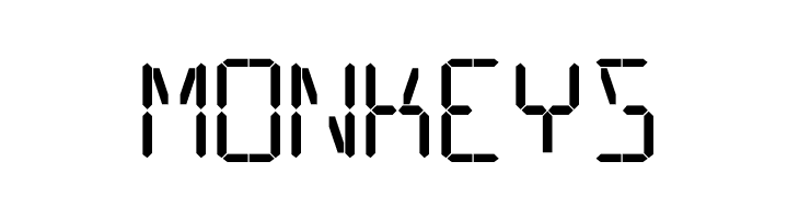 16 Segments  Free Fonts Download