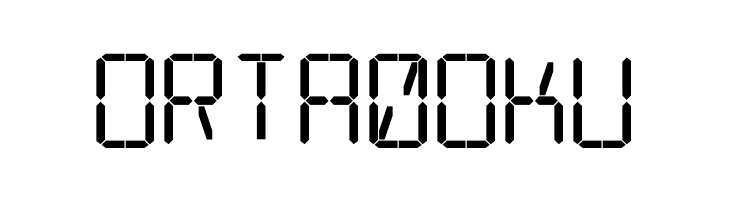 16 Segments  Free Fonts Download