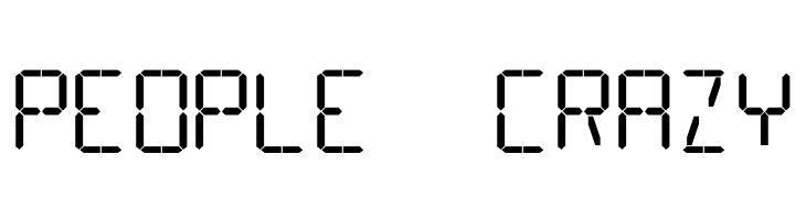 16 Segments  Free Fonts Download