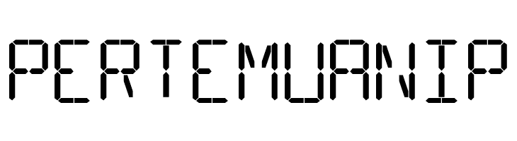 16 Segments  Free Fonts Download