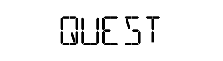 16 Segments  Free Fonts Download