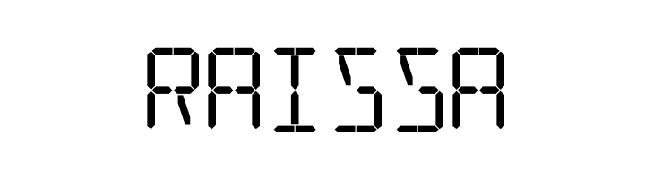 16 Segments  Free Fonts Download